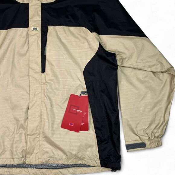 Helly Hensen Mens Update Packable Rain Jacket Size XL Ripstop Hooded Performance - Picture 7 of 16